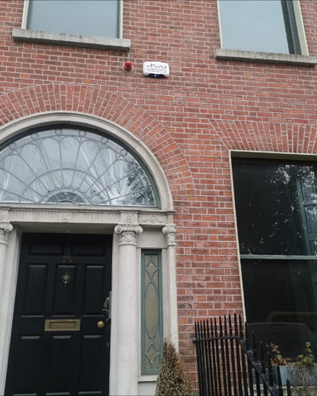 Recent residential alarm installation on a Dublin home